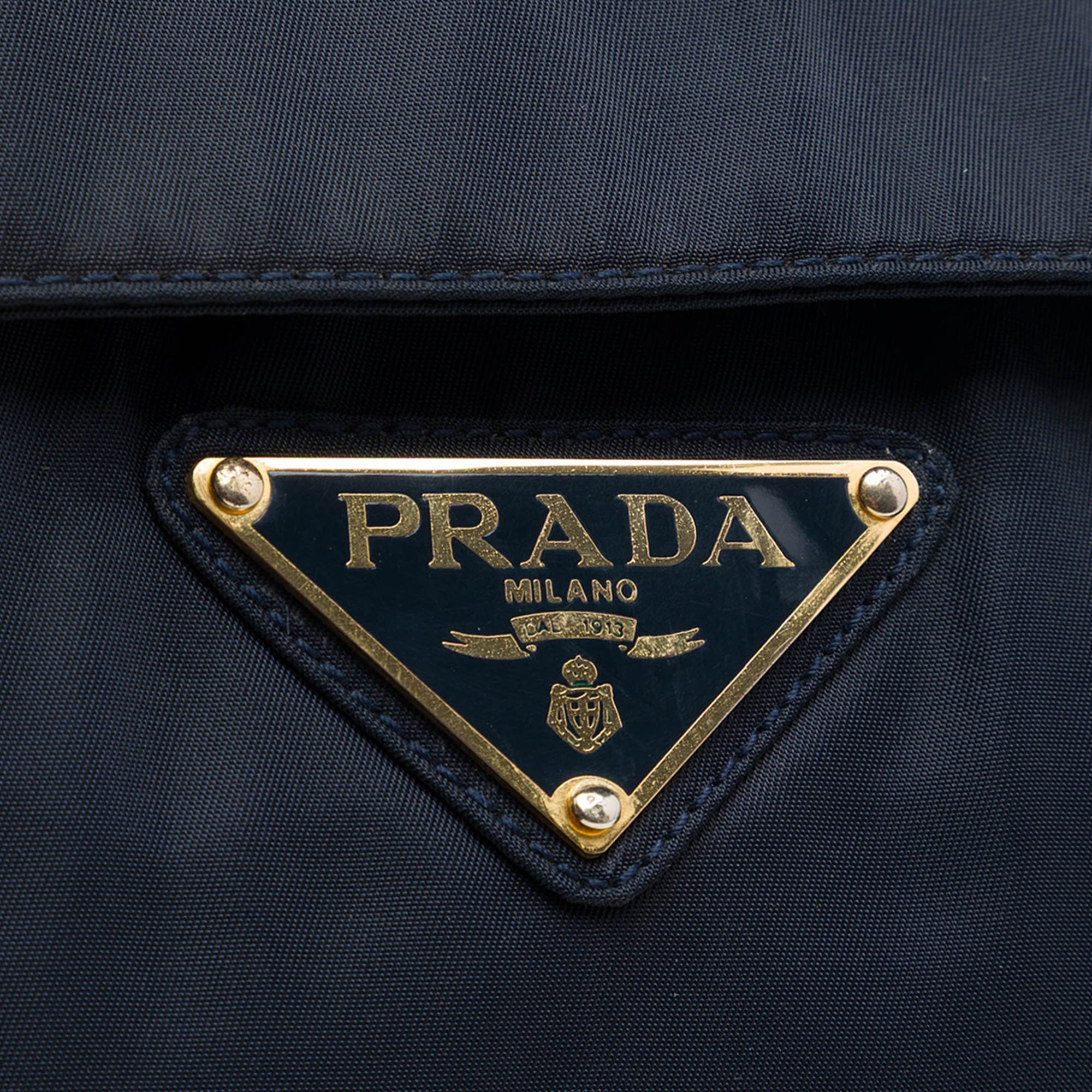 Vintage Prada Metal Top Handle Bag