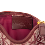Vintage Dior Red Saddle Coin Pouch
