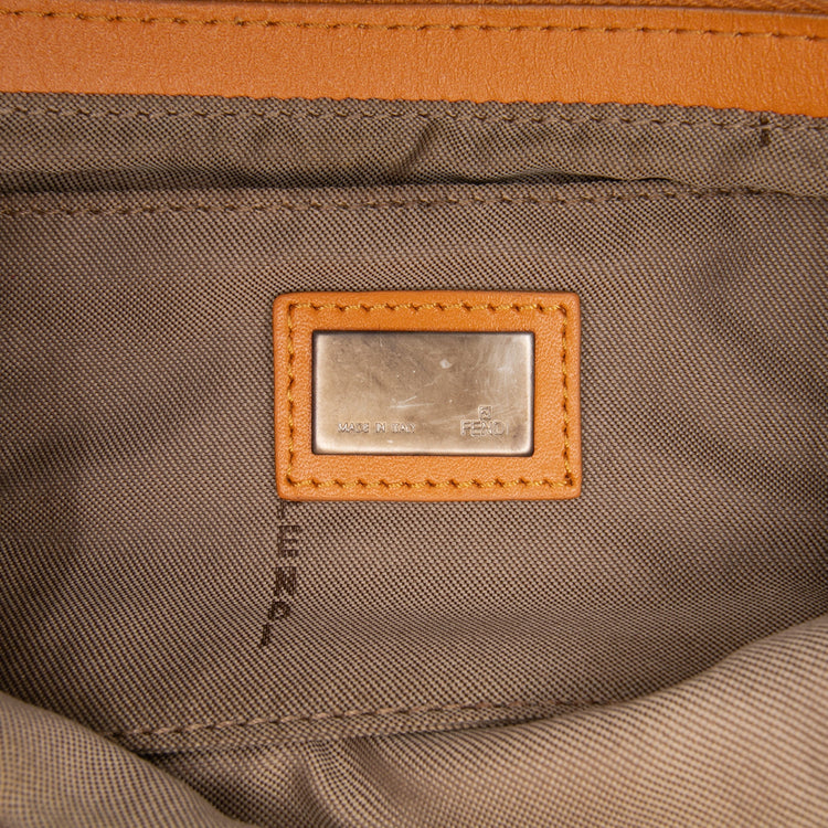 Vintage Fendi Orange Zucchino Bag