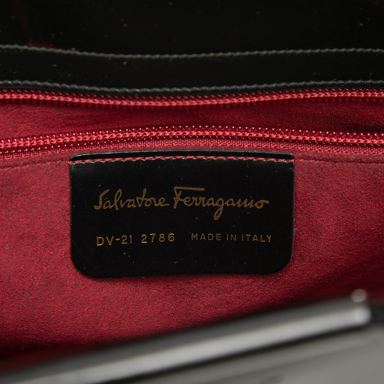 Vintage Ferragamo Gancini Top Handle Bag