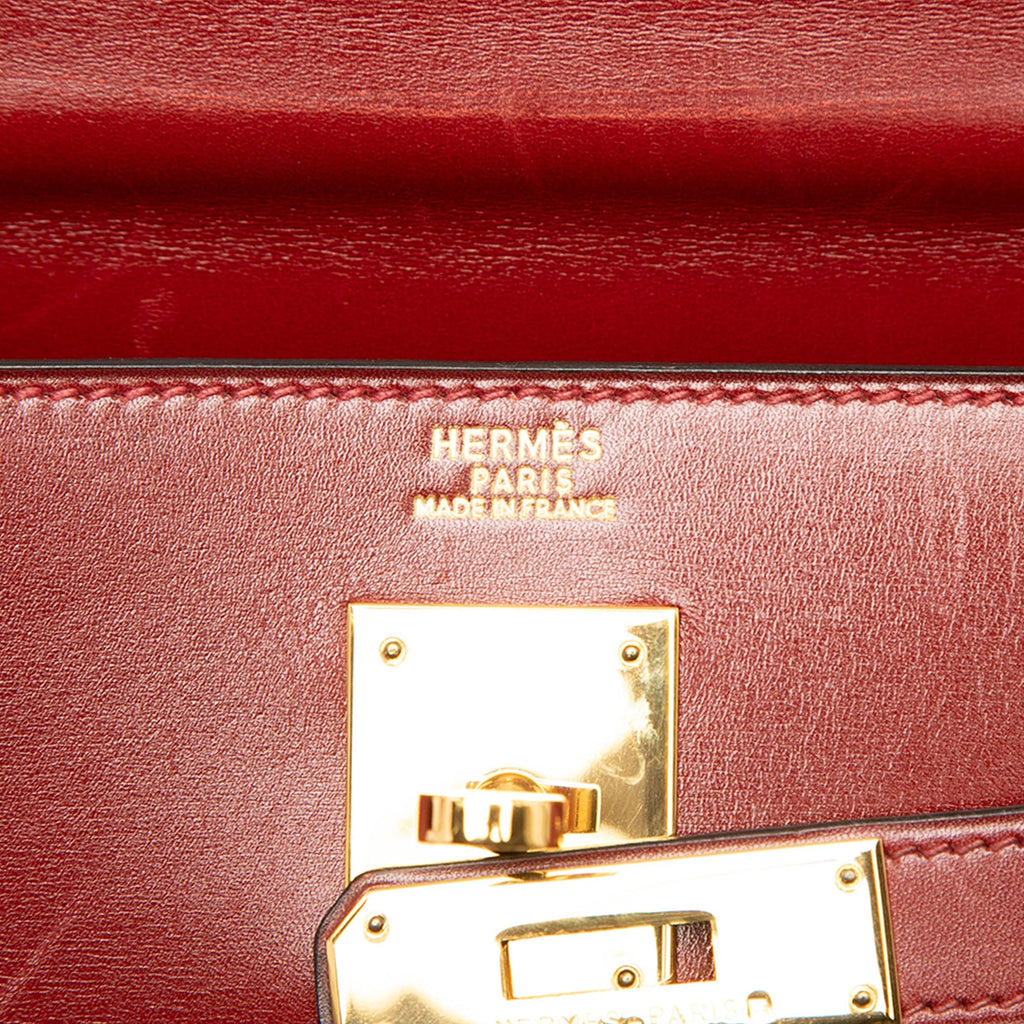 Vintage Hermès Red Sellier
