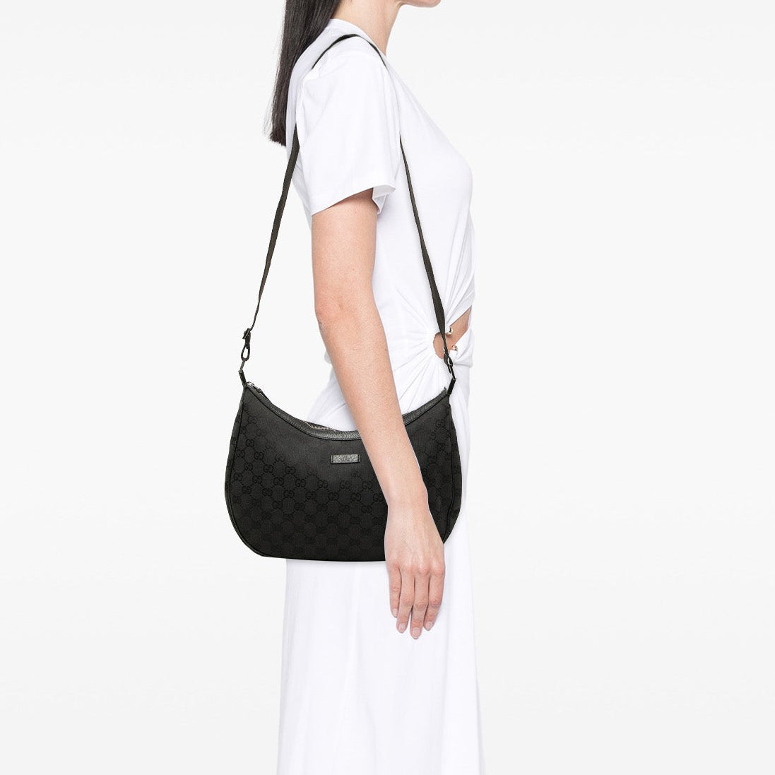 Vintage Gucci Canvas Crossbody