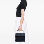 Vintage Prada Metal Top Handle Bag