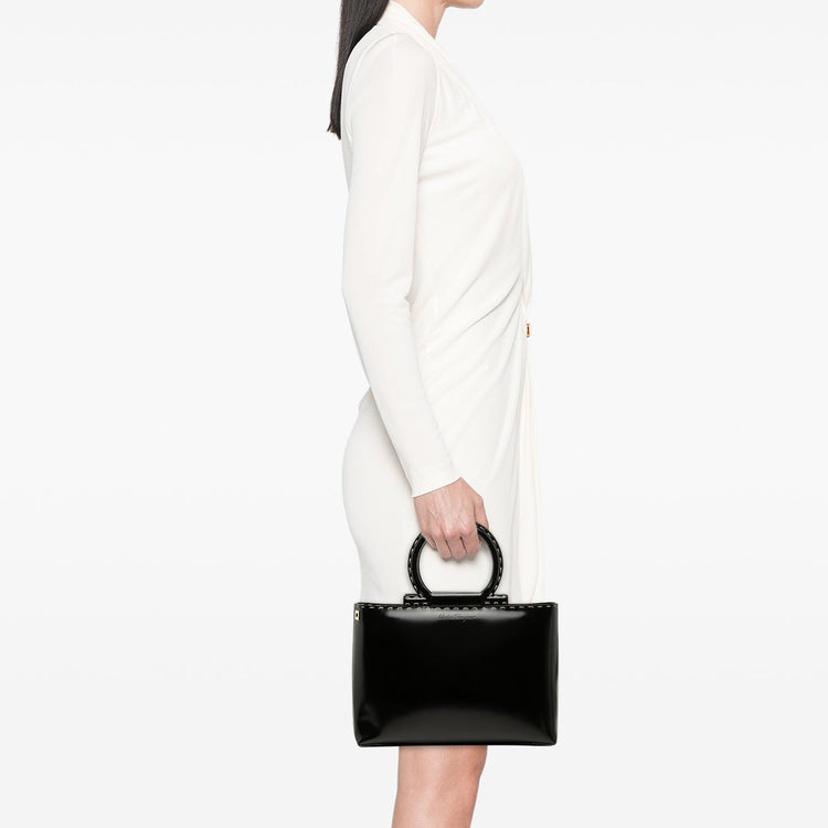 Vintage Ferragamo Gancini Top Handle Bag