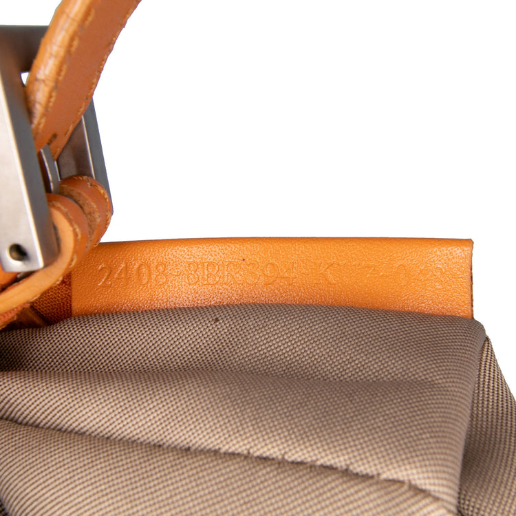 Vintage Fendi Orange Zucchino Bag