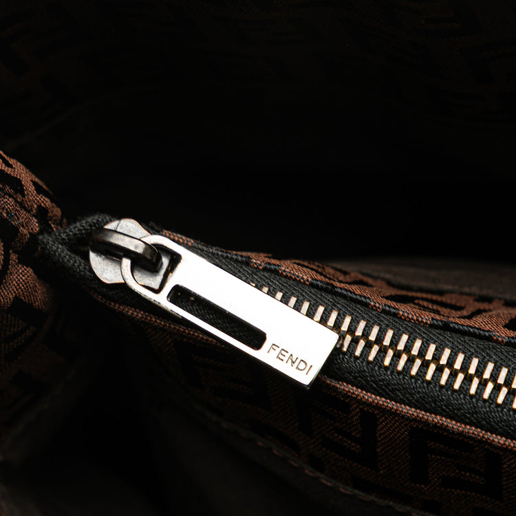 Vintage 2010 Fendi Dark Brown Zucchino Bag