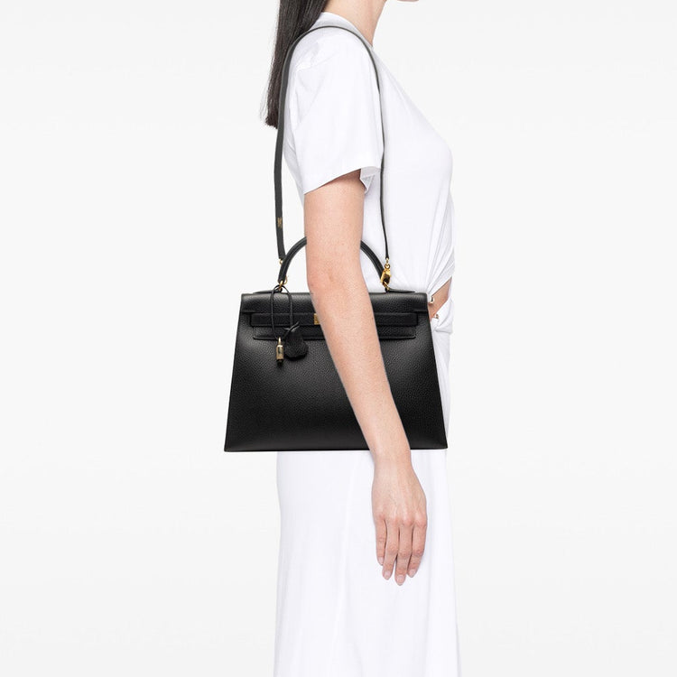 Vintage Hermès Black Sellier