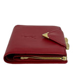 Vintage Saint Laurent Red Bifold Wallet