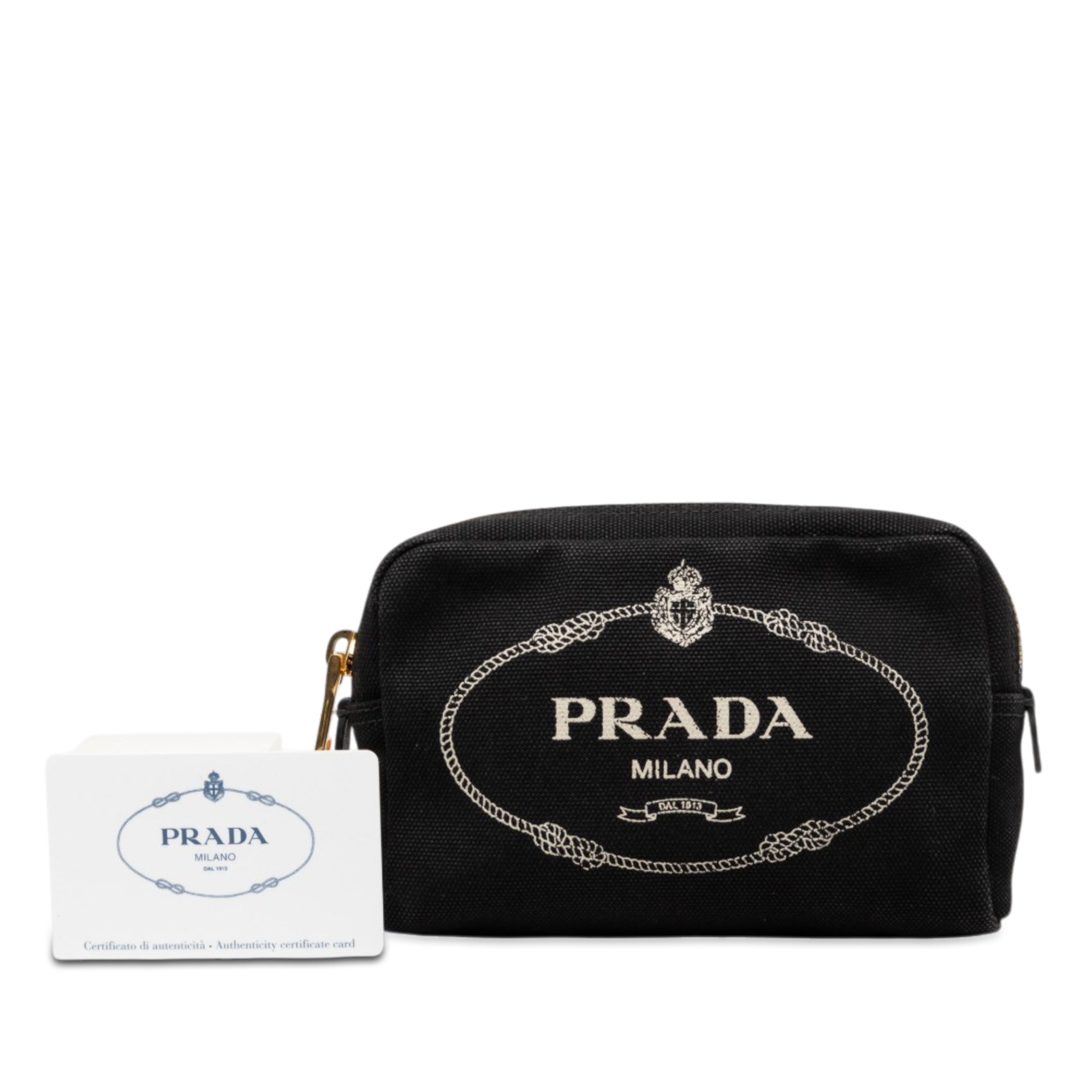 Vintage Prada Canapa Logo Pouch