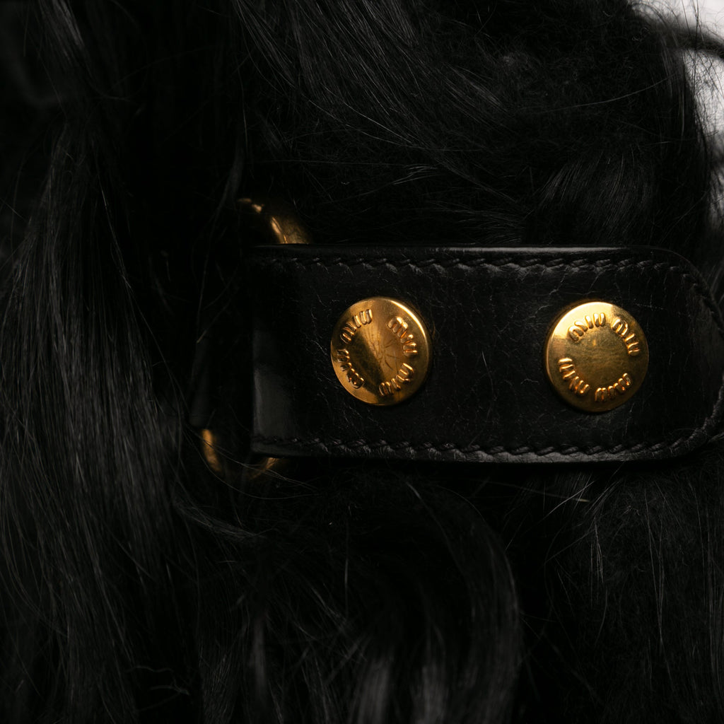 Vintage Miu Miu Fur Handbag