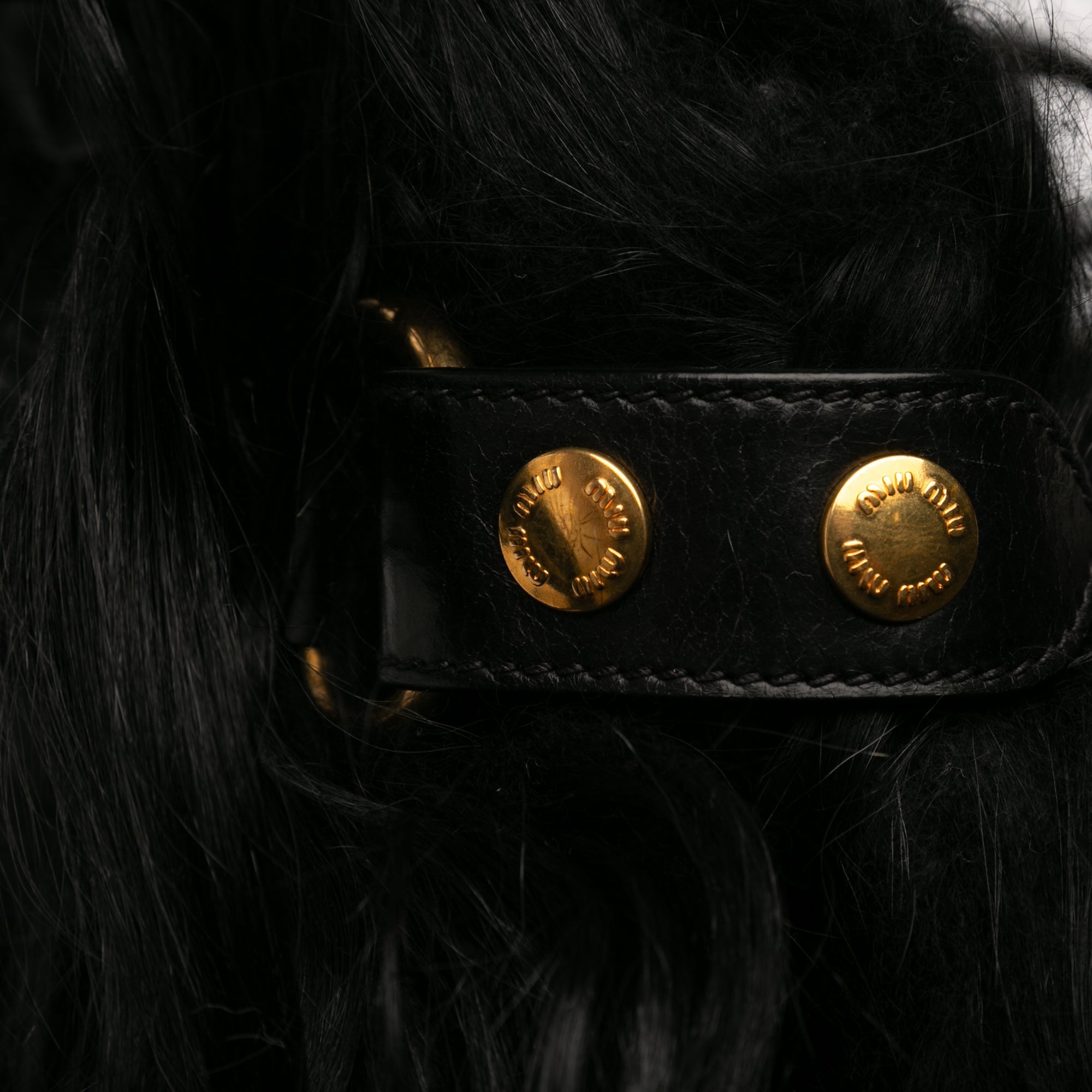 Vintage Miu Miu Fur Handbag