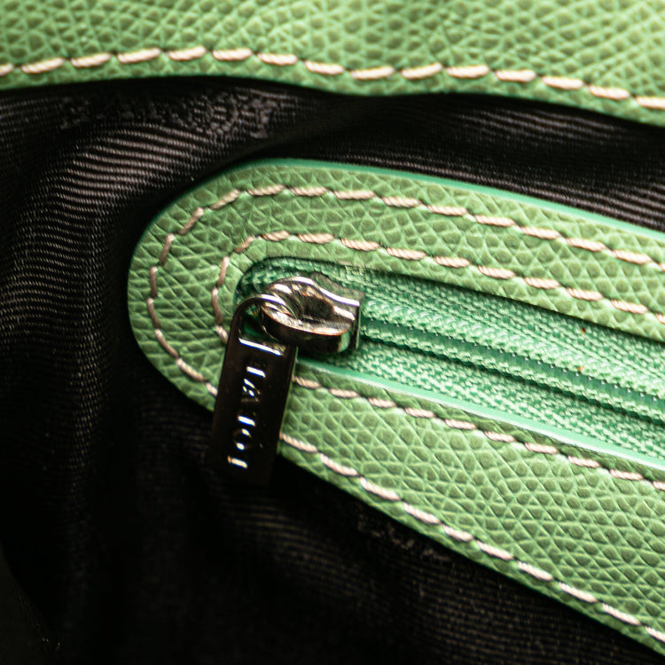 Vintage Loewe Green Anagram Tote