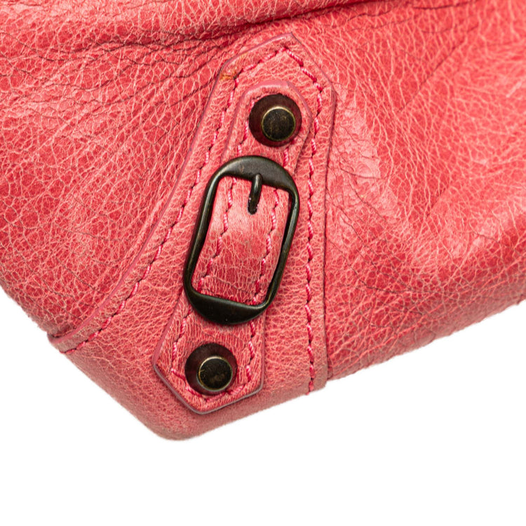 Vintage Balenciaga Pink Motocross Drawstring Pouch