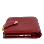 Vintage Saint Laurent Red Bifold Wallet