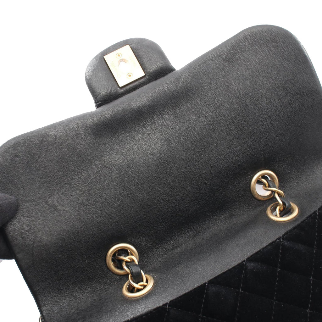Vintage Chanel Lambskin + Velvet Flap