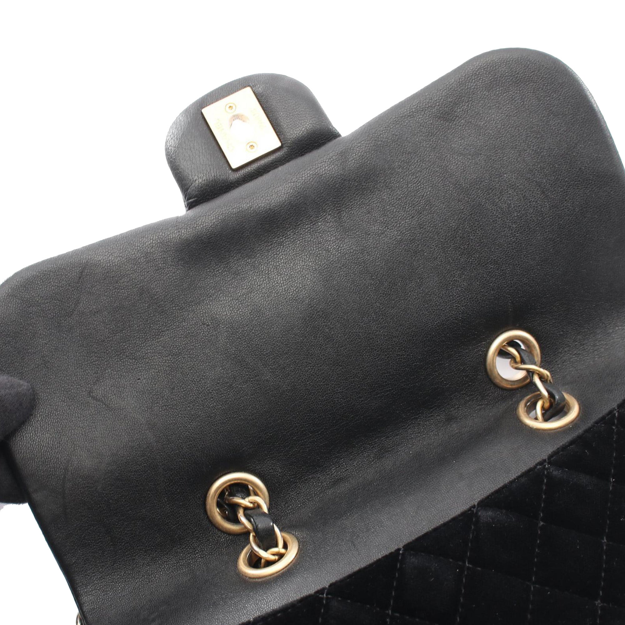 Vintage Chanel Lambskin + Velvet Flap