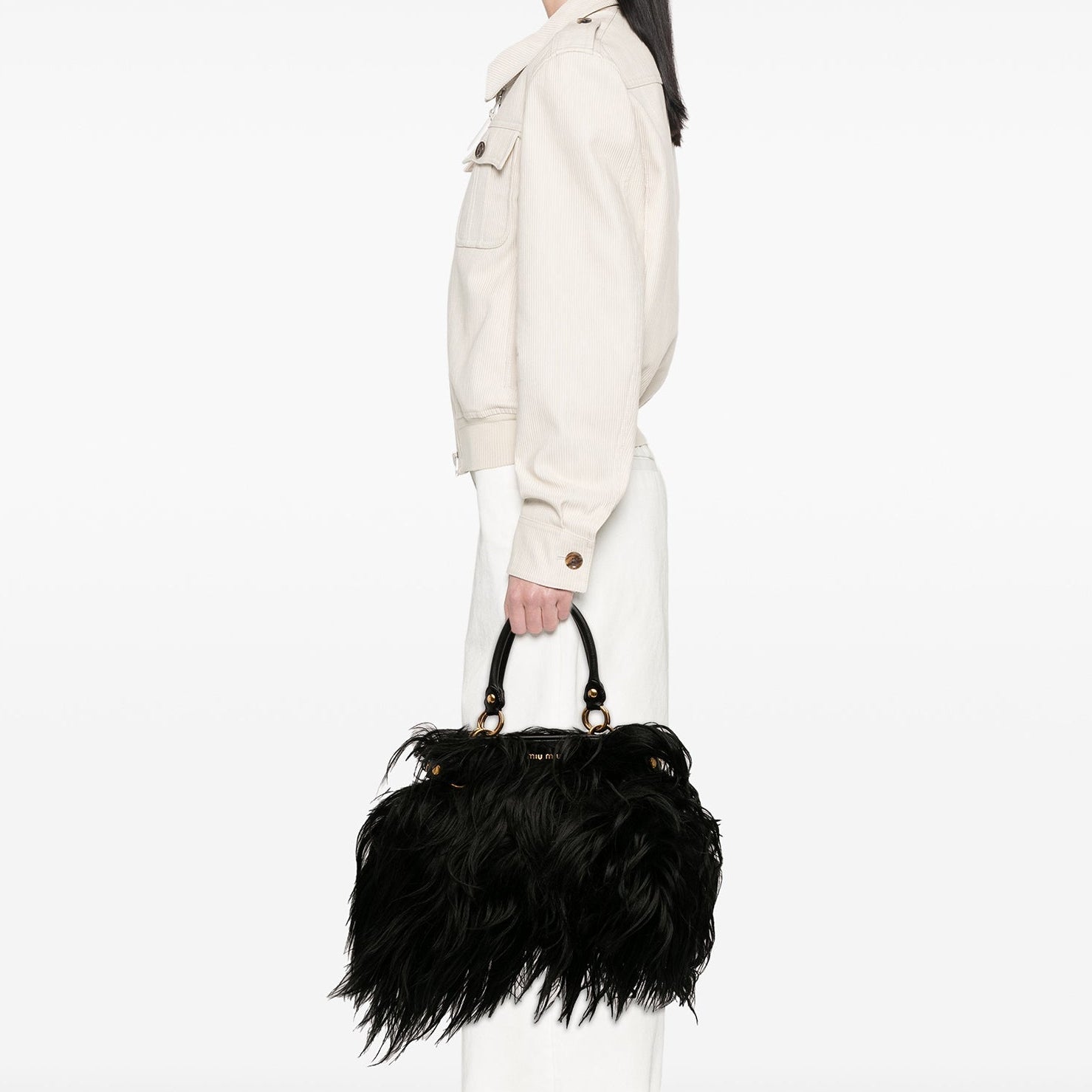 Vintage Miu Miu Fur Handbag