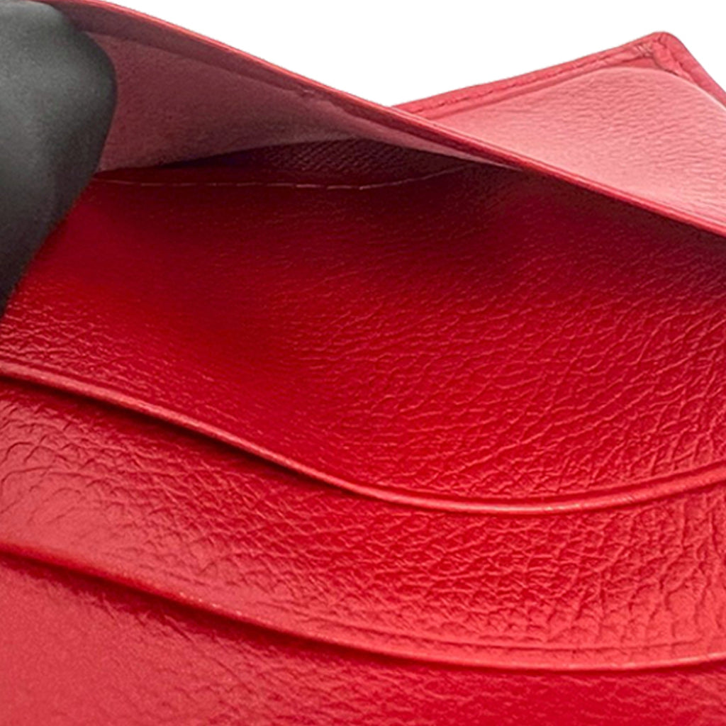 Vintage Saint Laurent Red Bifold Wallet