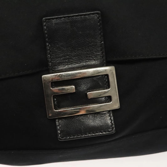 Vintage Fendi Mama Bag in Black and Silver
