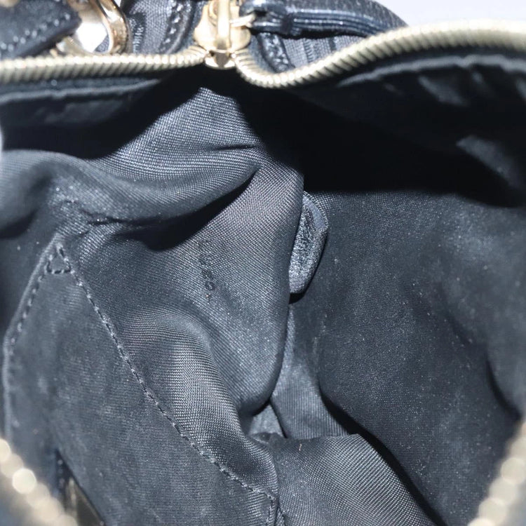 Vintage Fendi Black Zucca Leather Bag
