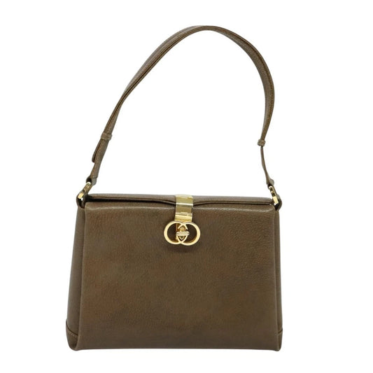 Vintage 80's Gucci Shoulder Bag in Brown