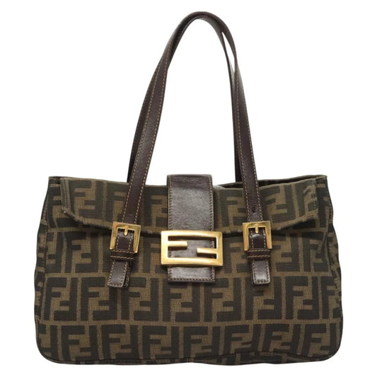 Vintage Fendi Medium Dark Brown Shoulder Bag