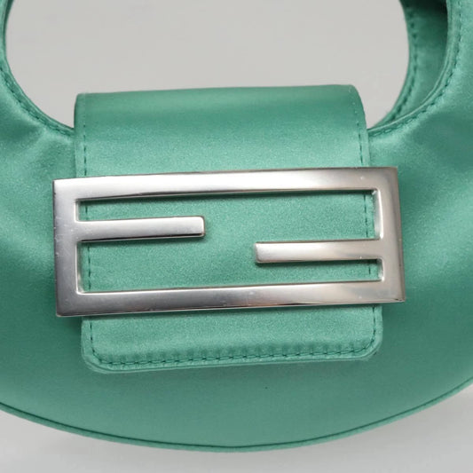 Vintage Fendi Mini Satin Shoulder Bag