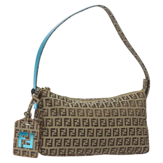 Vintage Fendi Metallic Blue Zucchino Bag