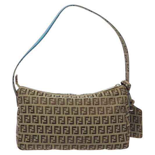 Vintage Fendi Metallic Blue Zucchino Bag