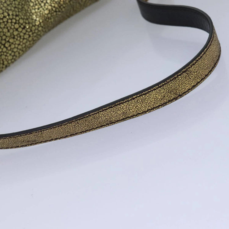 Vintage Fendi Suede Speckled Baguette Bag