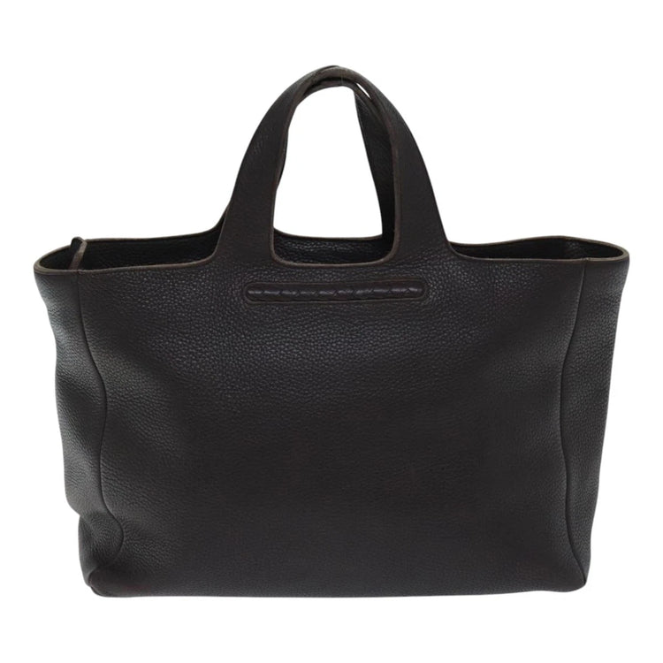 Vintage Bottega Veneta Chocolate Brown Tote Bag