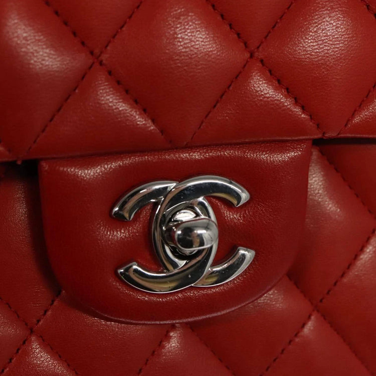 2011 Chanel Medium Double Flap in Red