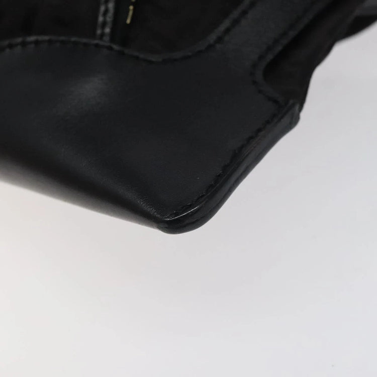 Vintage Fendi Black Zucca Leather Bag