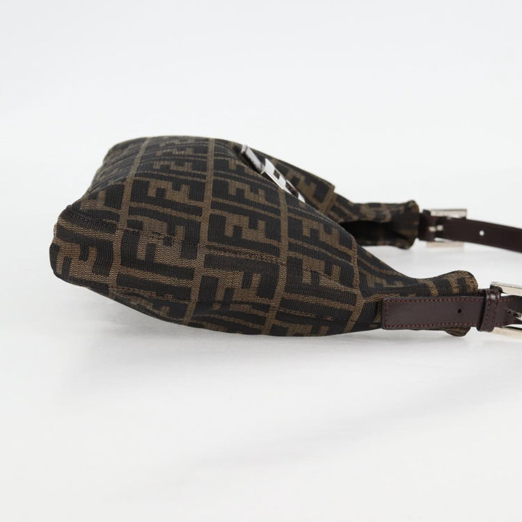 Vintage Fendi Zucca Hobo Brown Shoulder Bag