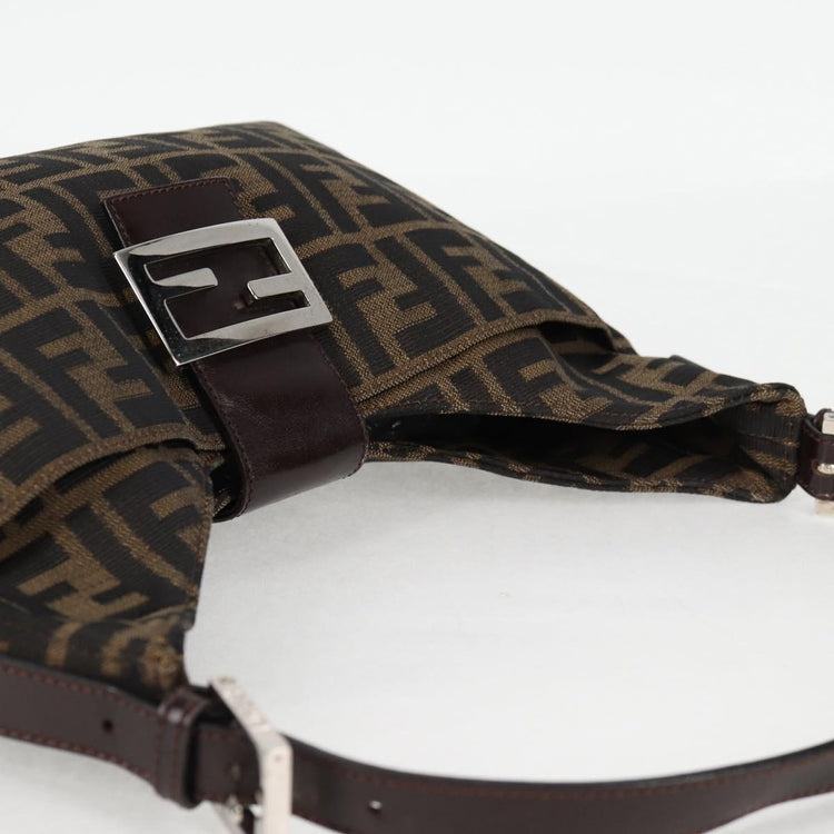 Vintage Fendi Zucca Hobo Brown Shoulder Bag
