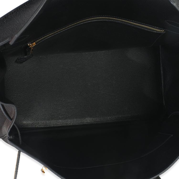 Black Togo Birkin 35 GHW